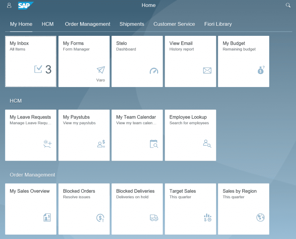 Transform Fiori LaunchPad with Stelo Tile Builder | Arch