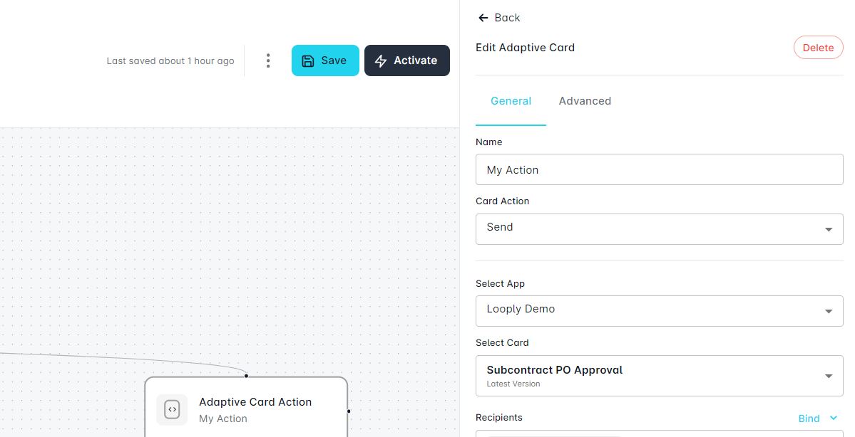 SAP Build apps integration to Microsoft Teams | Arch | Looply