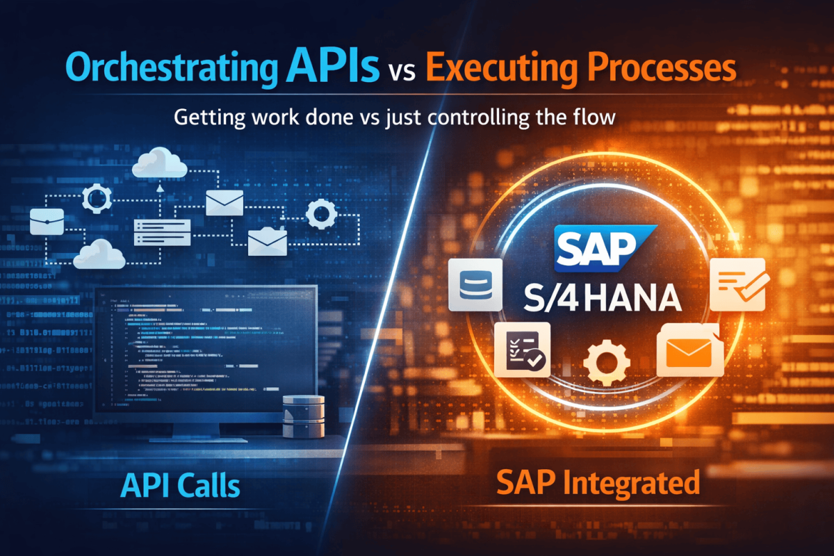 Orchestrating APIs vs Executing Processes: Why Embedded Process Platforms Matter